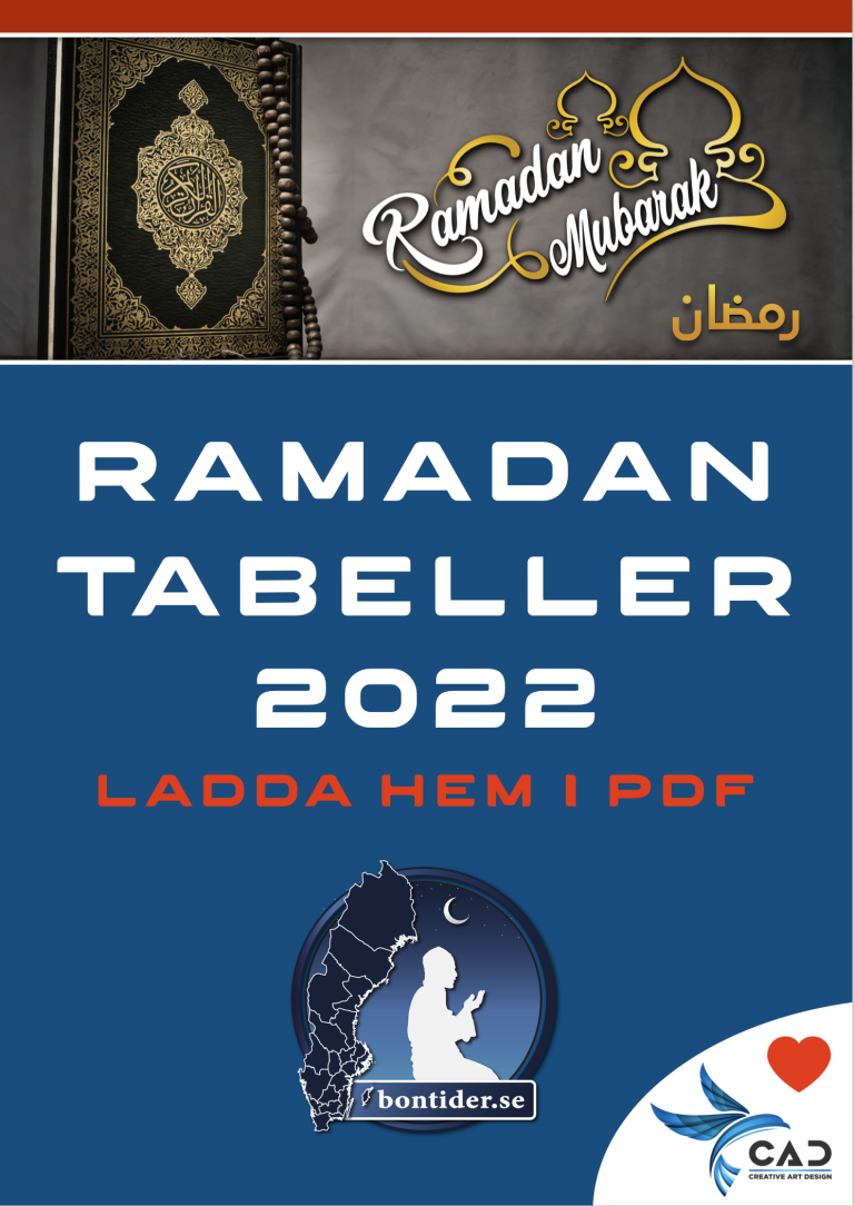 Ramadan tabeller 2022
